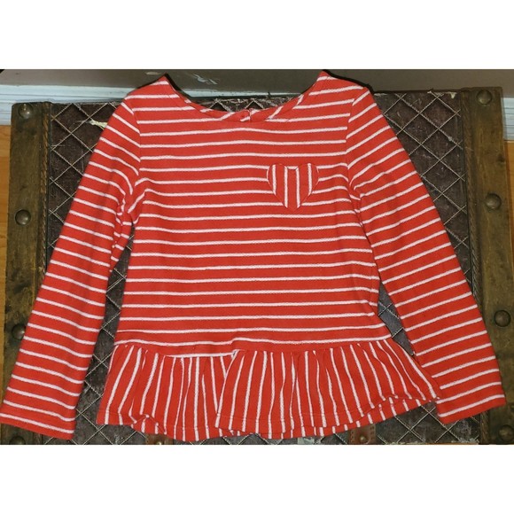 Carter's striped Red Heart Dress - Picture 1 of 6